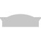 Ekena Millwork Eyebrow Architectural Grade PVC Pediment, 30"W x 10-1/2"H x 2-3/4"P PEDP030X105EYE00 - alternate 4